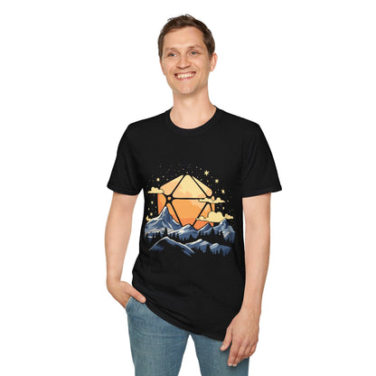 D20 Sun Landscape Blue Orange