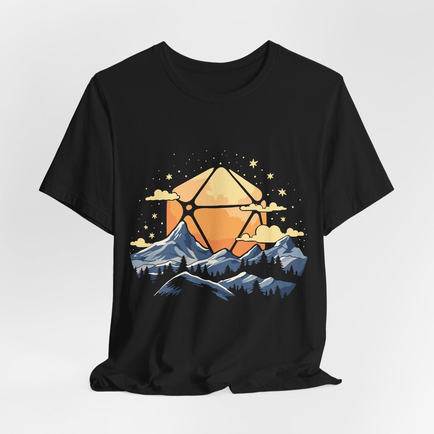D20 Sun Landscape Blue Orange