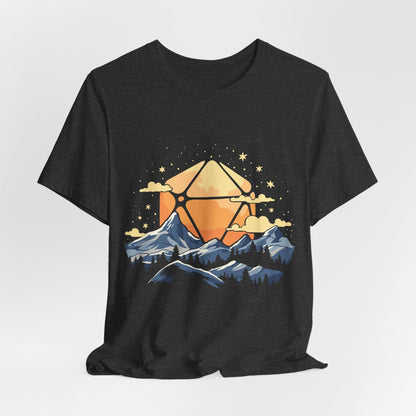 D20 Sun Landscape Blue Orange