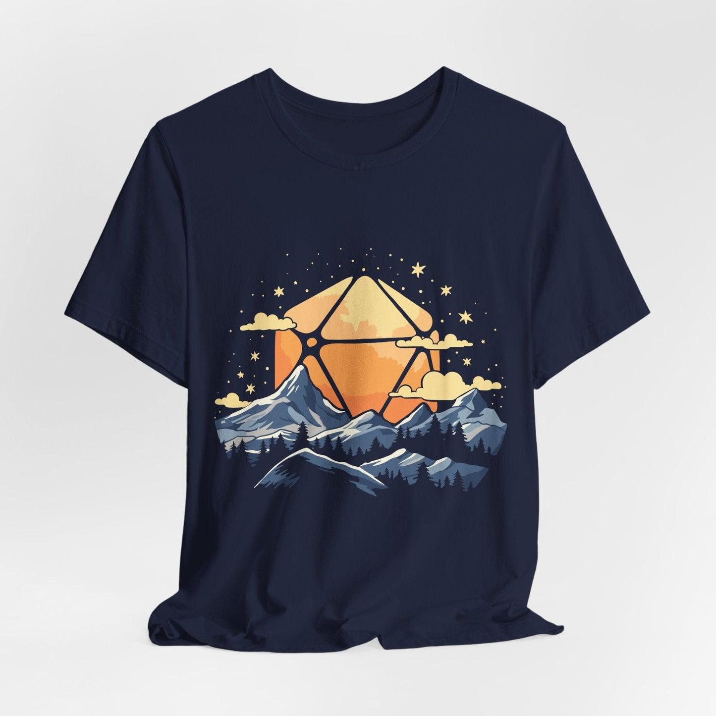 D20 Sun Landscape Blue Orange