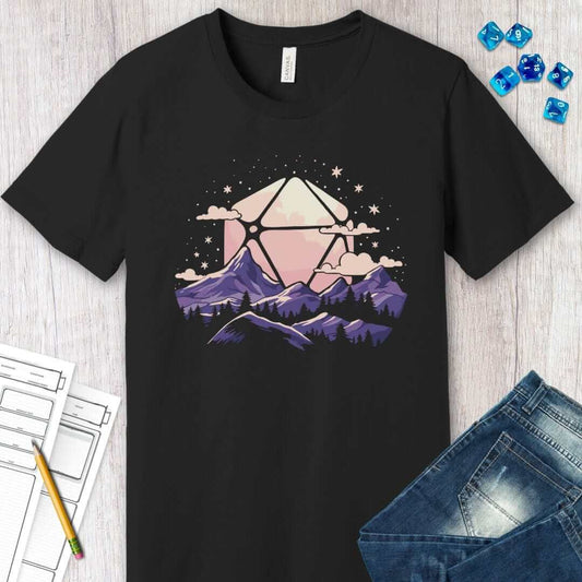 D20 Sun Landscape Purple Pink