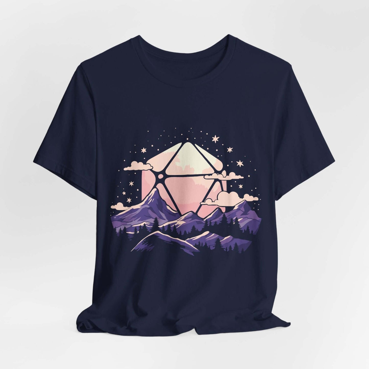 D20 Sun Landscape Purple Pink