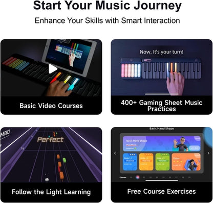 Smart Piano Keyboard with MIDI Controller