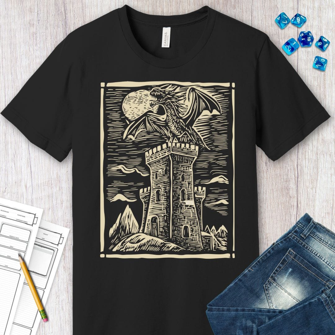 Dragon Shirt - Vintage Medieval Art