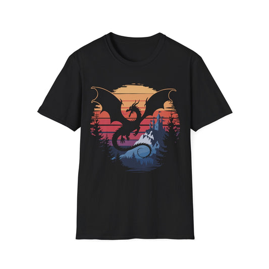 Dragon T-shirt - Fantasy Landscape