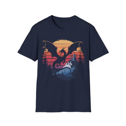 Dragon T-shirt - Fantasy Landscape