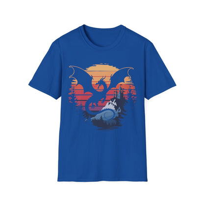 Dragon T-shirt - Fantasy Landscape