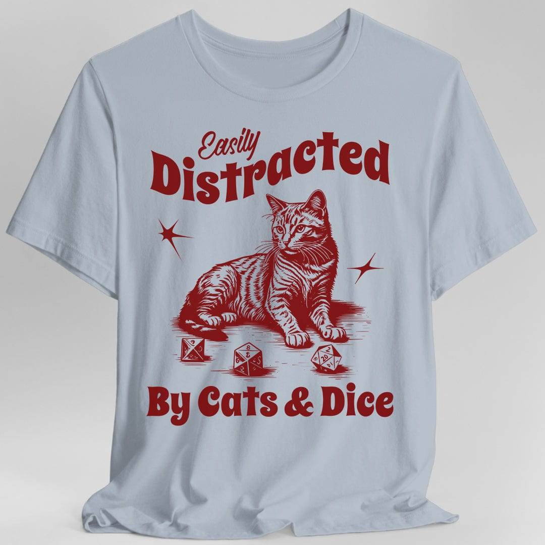 Easily Distracted By Cats & Dice Shirt