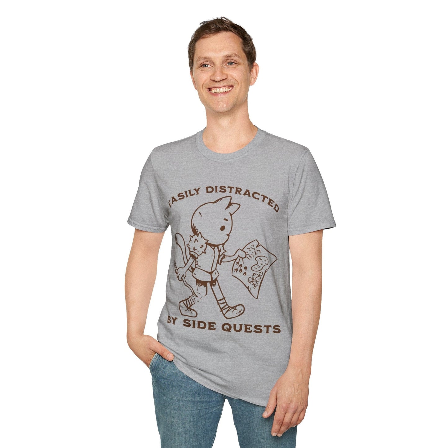 Easily Distracted by Side Quests T-Shirt