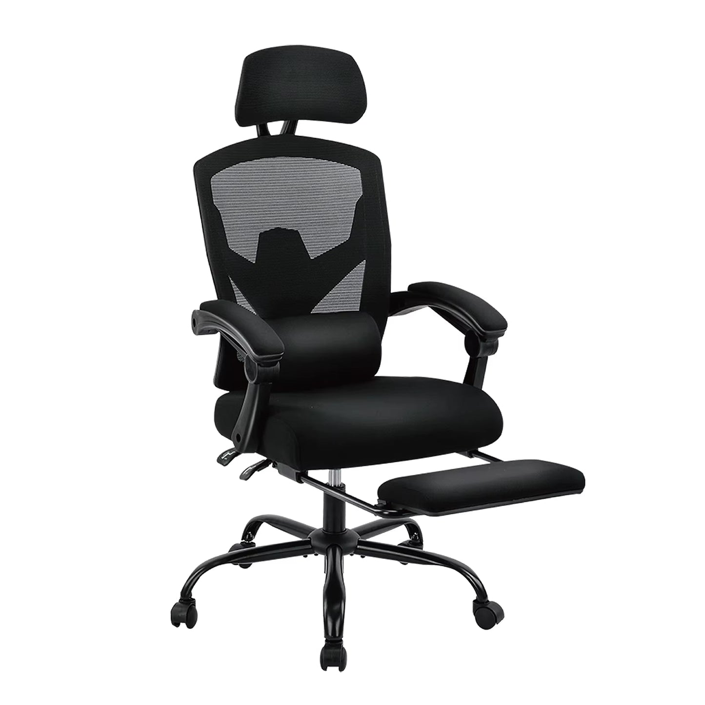 Ergonomic Reclining High Back Mesh Living Room Rocking Gaming Chair Computer Desk Swivel Rolling Lumbar Support Pillow