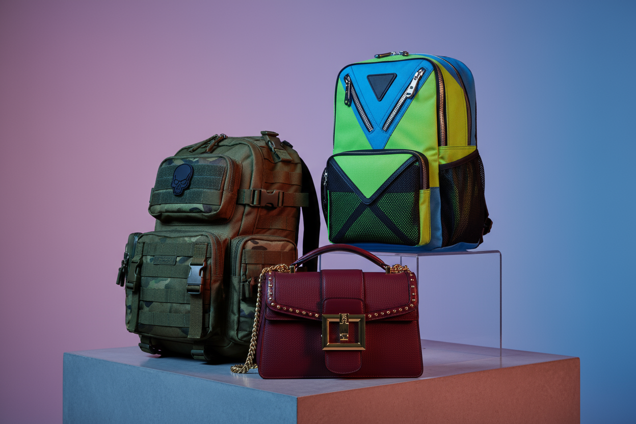 Fancy purses, tactical bags, Cool Backpacks