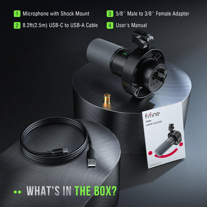 🎤 Elevate Your Voice with FIFINE K688 USB/XLR Dynamic Microphone