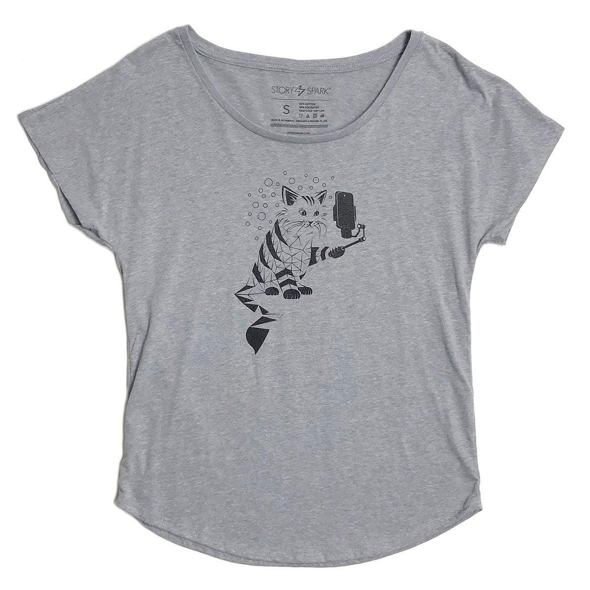 Snap Cat Dolman Shirt