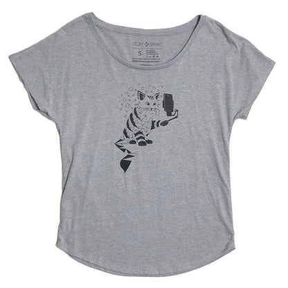 Snap Cat Dolman Shirt