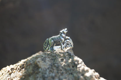Fenrir Wolf Viking Ring