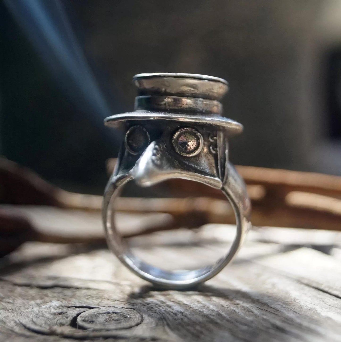 Plague doctor ring plague mask jewelry ring