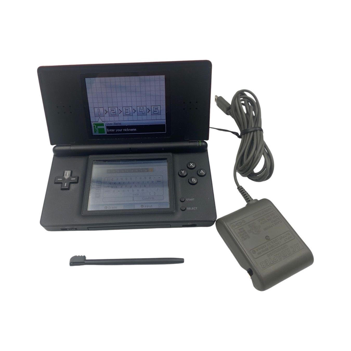 Red Crimson & Black Nintendo DS Lite - Nintendo DS