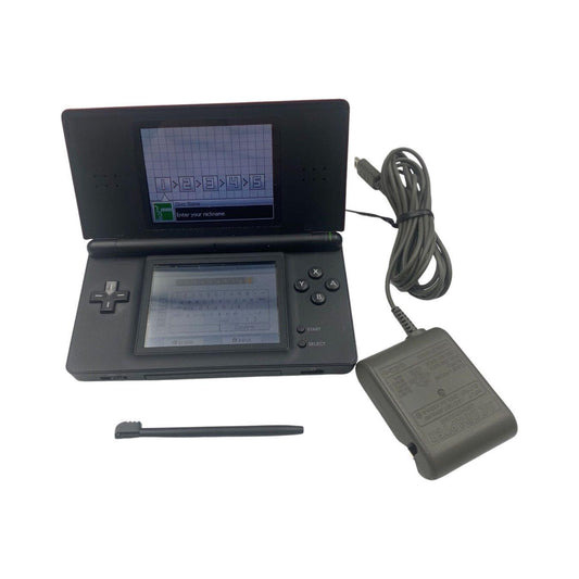 Red Crimson & Black Nintendo DS Lite - Nintendo DS