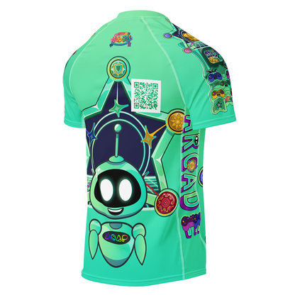 Kawaii Universe - ASAP Arcade Ari Green Men's Rash Guard