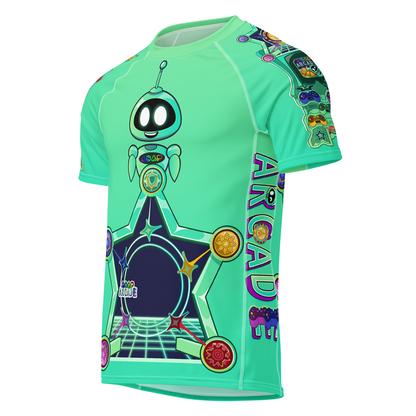 Kawaii Universe - ASAP Arcade Ari Green Men's Rash Guard