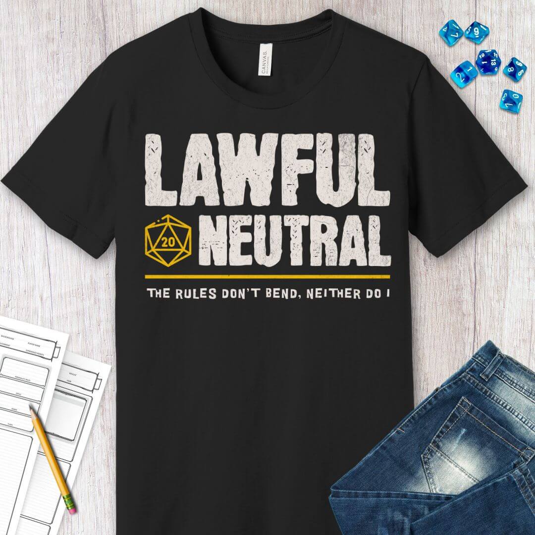Lawful Neutral Shirt - DnD Alignment T-shirt