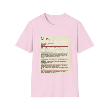 Mom DND Shirt - Funny Stat Block