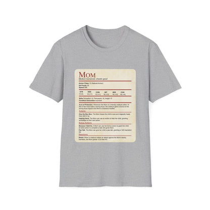 Mom DND Shirt - Funny Stat Block
