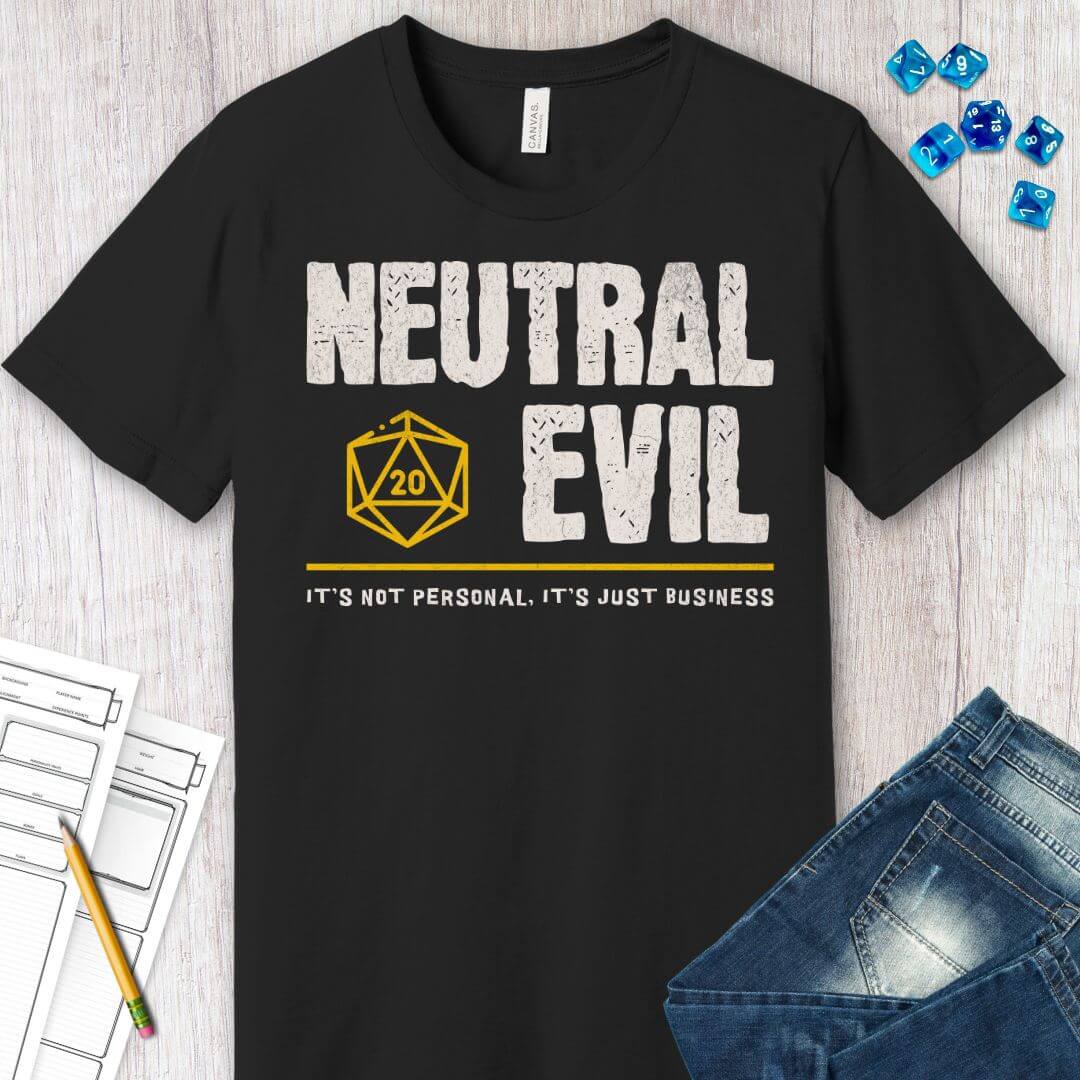 Neutral Evil Shirt - DnD Alignment T-shirt