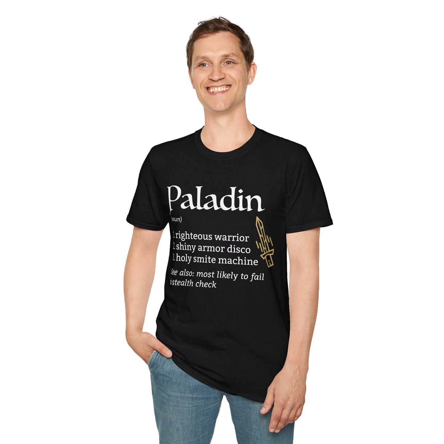 Paladin Class Definition D&D T-Shirt