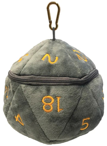 D20 Plush Dice Bag