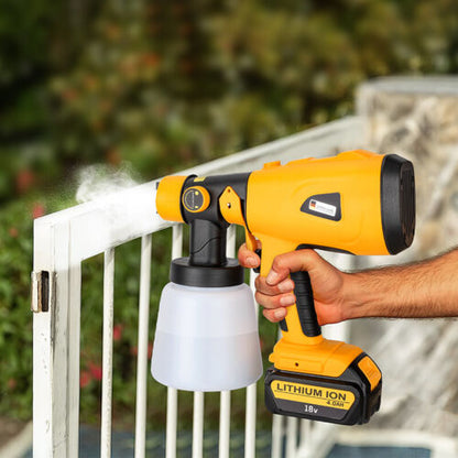 Cordless Electric Spray Gun Portable Paint Sprayer House Painter for Dewalt 20V