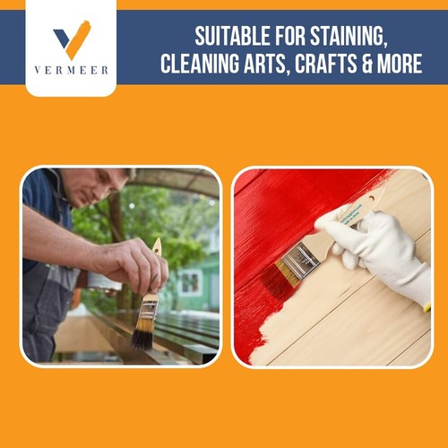 96Pk - 1.5" Chip Brushes for Paints, Stains, Varnishes, Glues & Gesso