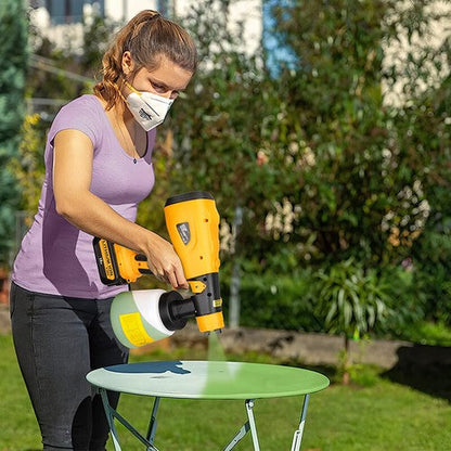 Cordless Electric Spray Gun Portable Paint Sprayer House Painter for Dewalt 20V