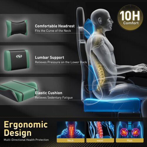 Premium Gaming Chair with Pocket Spring Cushion