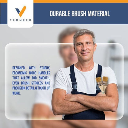 96Pk - 1.5" Chip Brushes for Paints, Stains, Varnishes, Glues & Gesso