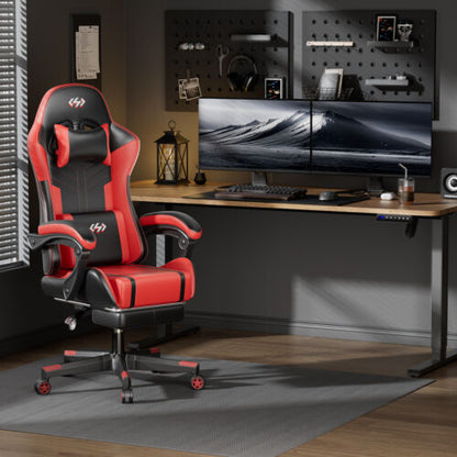 Gaming Chair with Pocket Spring Cushion, Video Game Chair, Gaming Computer Chair