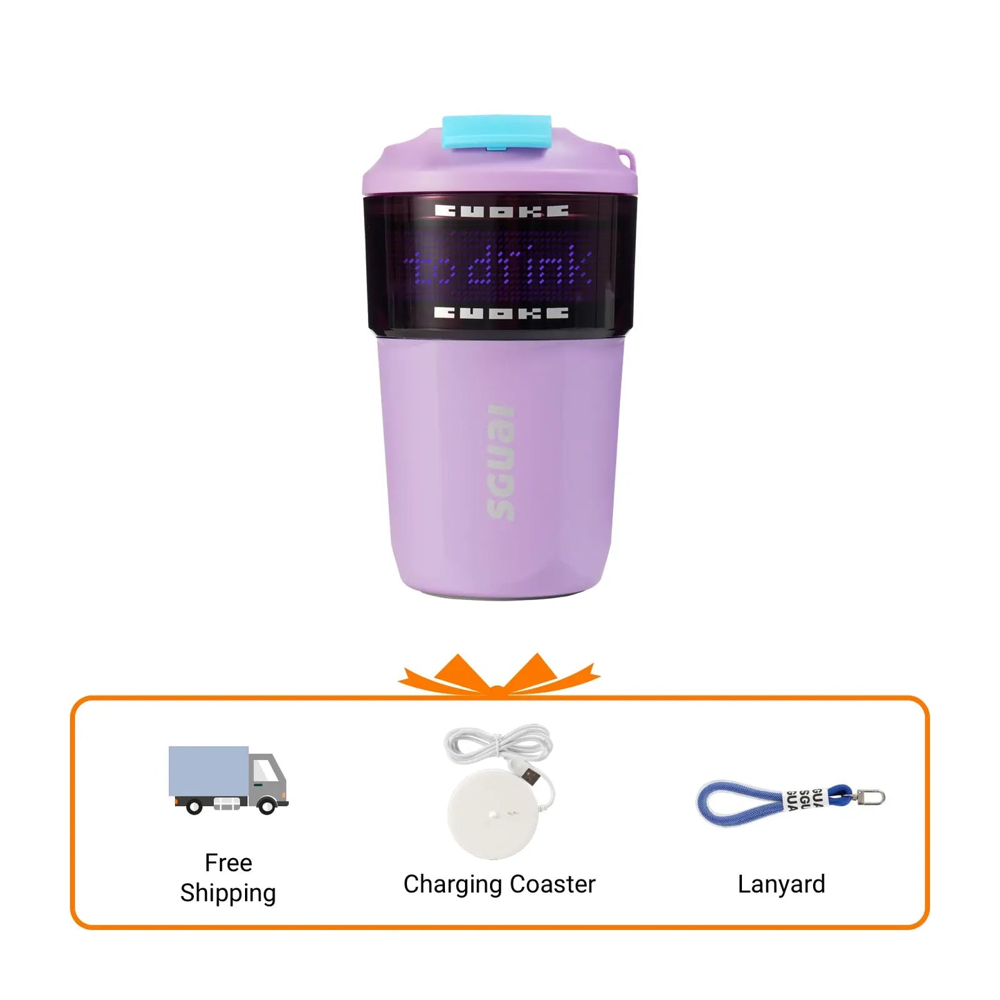 Custom Smart Reusable Insulated Iced Coffee Cup