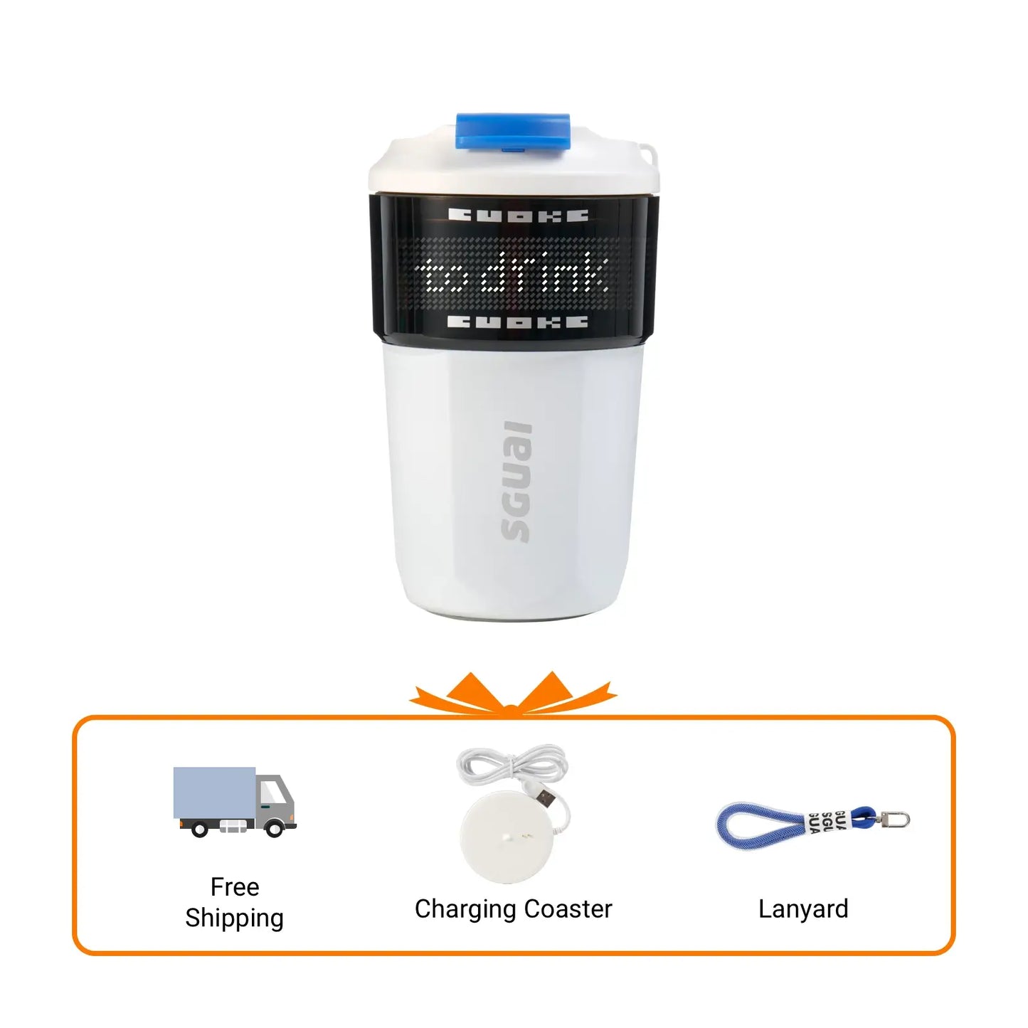 Custom Smart Reusable Insulated Iced Coffee Cup