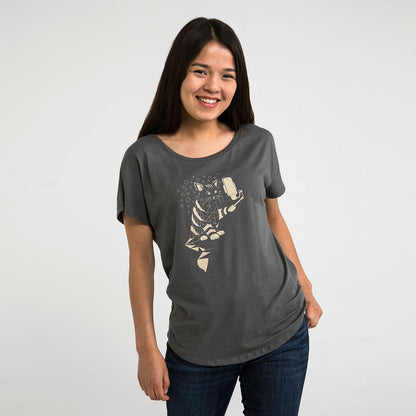 Snap Cat Dolman Shirt