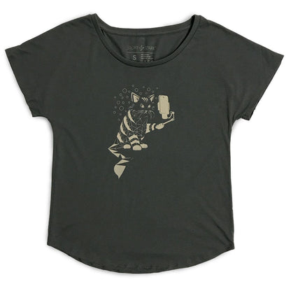 Snap Cat Dolman Shirt