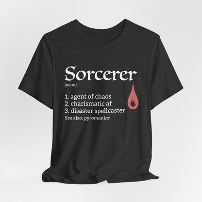Sorcerer Class Definition D&D T-Shirt