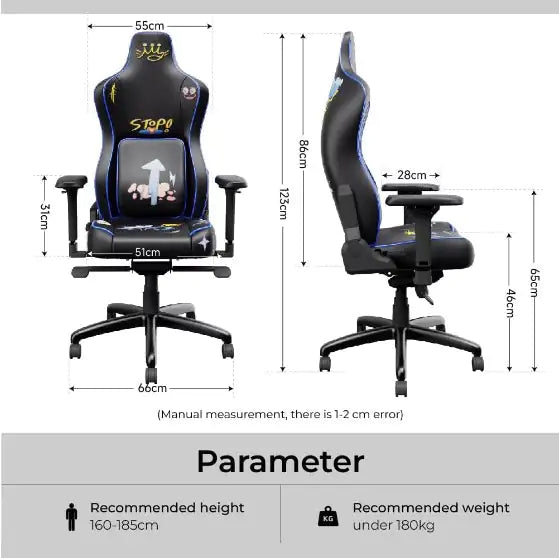 LumbarPro Ergonomic Gaming Chair