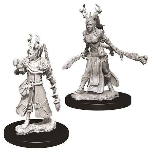 D&D: Nolzur's Marvelous Minis: Female Human Druid W9 (Unpainted) (Clearance)