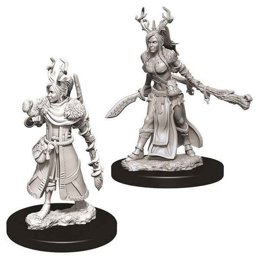 D&D: Nolzur's Marvelous Minis: Female Human Druid W9 (Unpainted) (Clearance)