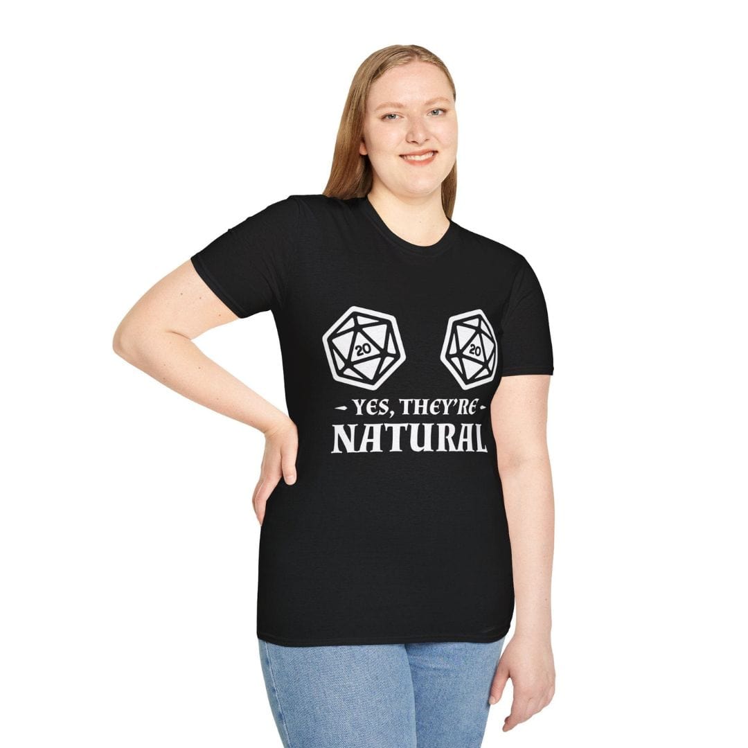 Yes They're Natural DnD Shirt